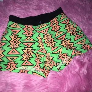rare neon shorts 💚💞